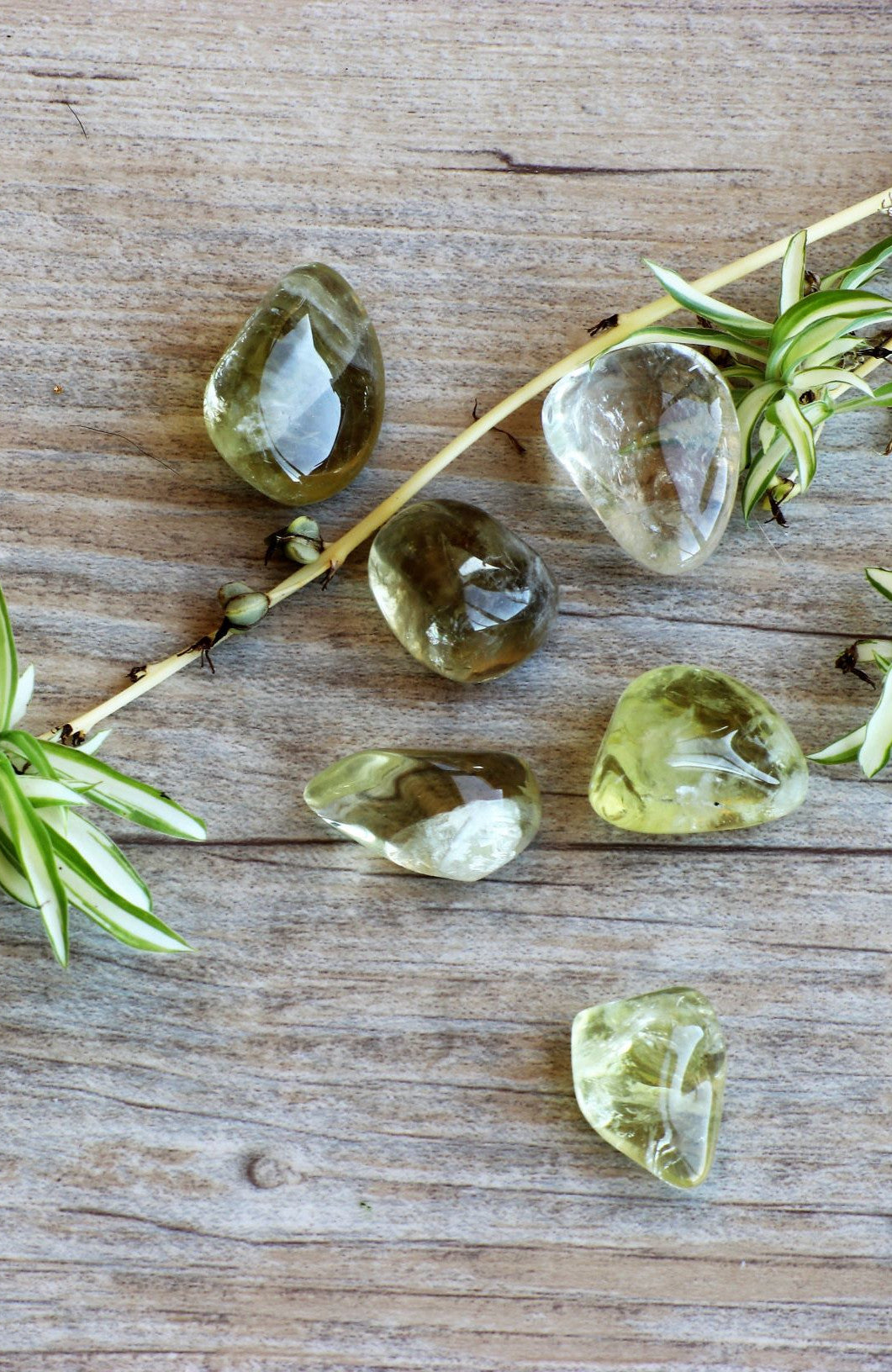 Lemon Quartz A Tumbled Stone
